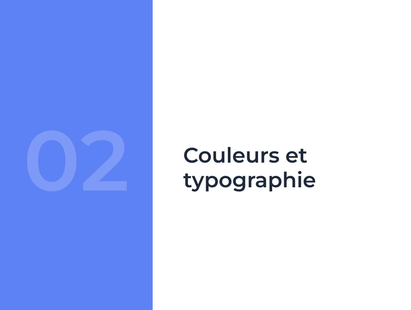 Couleurs et typographie OceanEdiFy